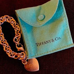 Authentic Tiffany & Co heart tag necklace
